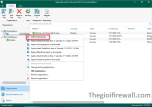 Read more about the article HƯỚNG DẪN CẤU HÌNH VEEAM BACKUP FOR MICROSOFT 365